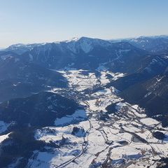 Flugwegposition um 13:16:16: Aufgenommen in der Nähe von Gemeinde Grünbach am Schneeberg, 2733, Österreich in 1777 Meter